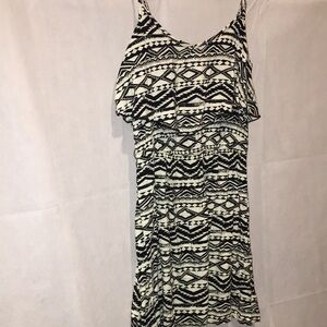 Mudd Mini Dress  Black and White | Junior Size M